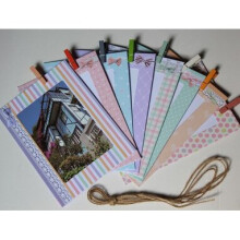 Cartoon Paper Cardboard Child Picture Frames 4x6 Inch Photo Frame For Home Decoration, 8pcs/Set