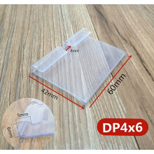 10pcs Clear PVC Plastic Tag Sign Label Display Holder Thickening For Store Shelf Hook Rack or Supermarket