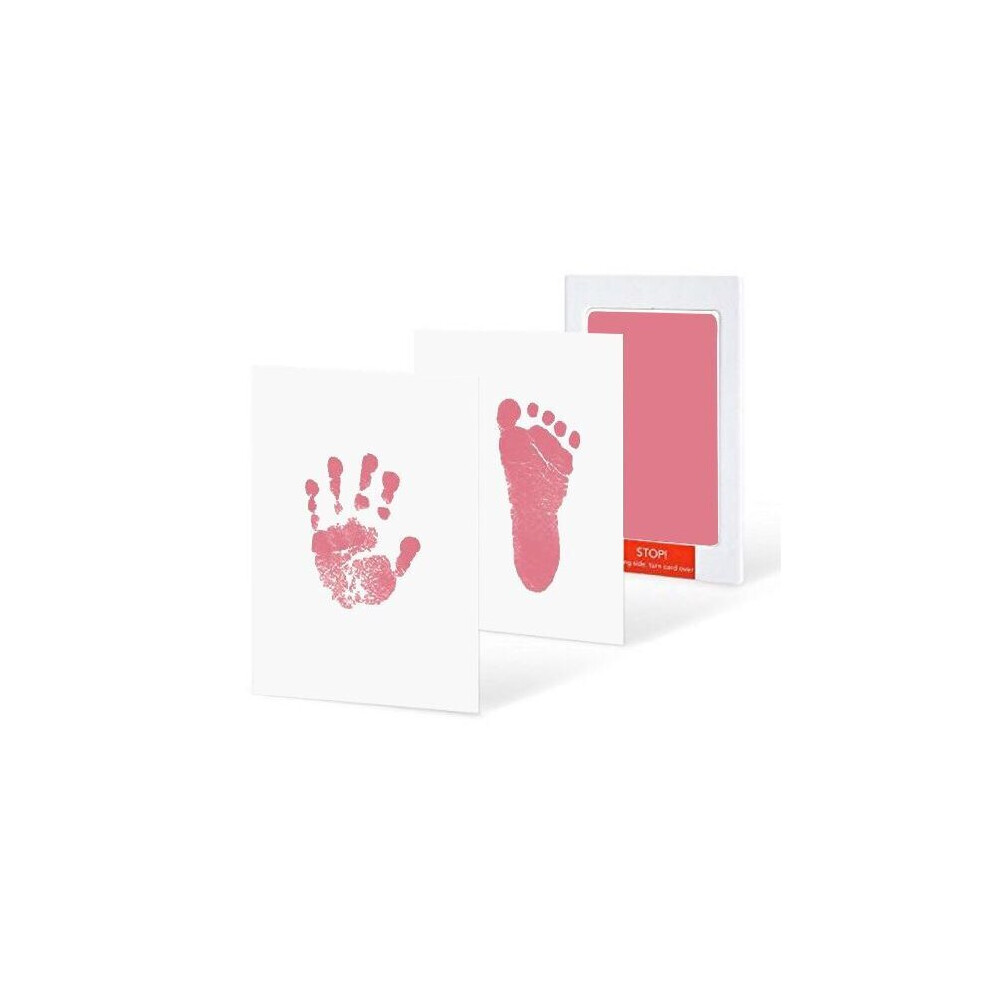 Non-Toxic Baby Handprint Footprint Imprint Kit Babyshower Souvenirs Casting Newborn Footprint Ink Pad Infant Clay Toy White