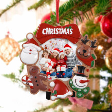 1PC Christmas Photo Frame Resin Decorative Photo Frame Memory Keepsake for Holiday