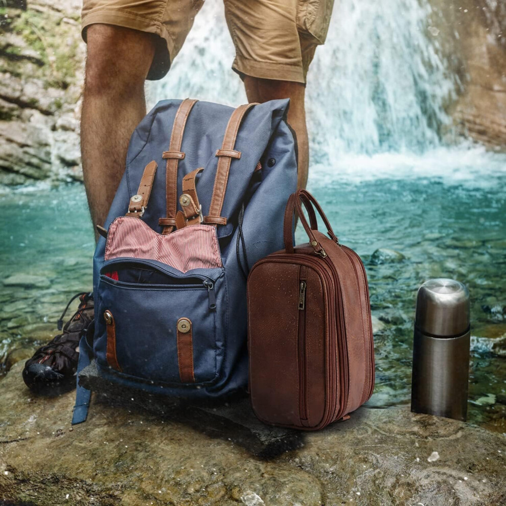 portable-leather-storage-bag-travel-cosmetic-toiletry-bag-waterproof