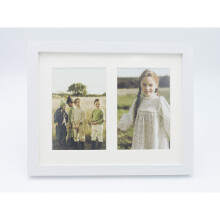 Multiple photo frame with paspartu for 2 photo collage 10x15