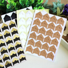 120Pcs Self-adhesive Photo Frame Corner Sticker Craft Scrapbook Album