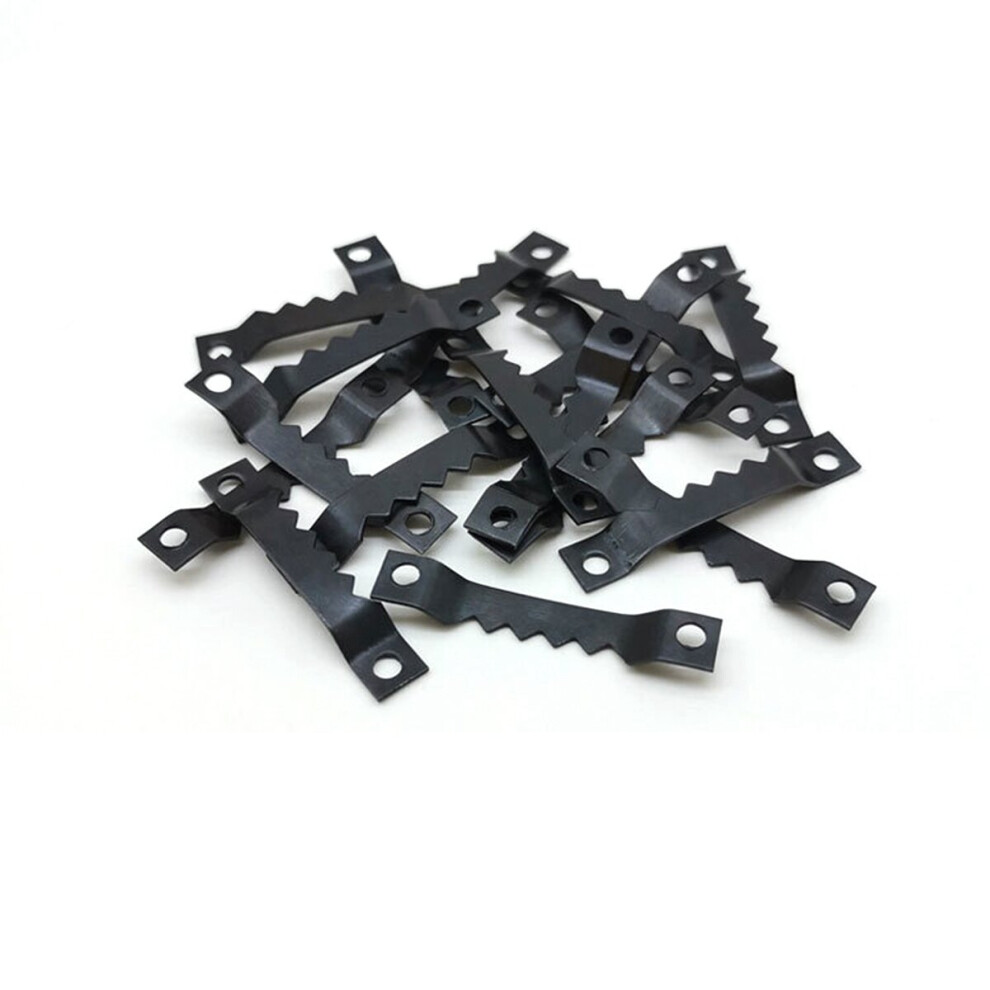 50Pcs Small Sawtooth Picture Hangers Steel Picture Frames Hangers For Hanging Clock Paintings Artwork Picture Frame Hook Photos 885665704759