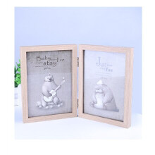 Two-sided Wooden Photo Frame Creative Nordic Modern Rectangle Home Office Desktop Decoration Picture Frames Ornaments 6/7 Inch
