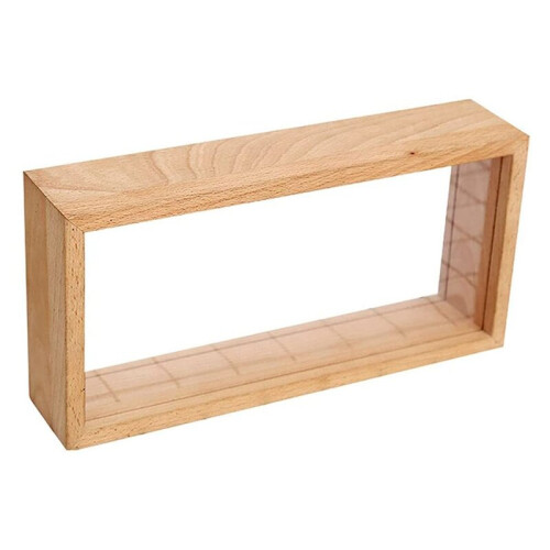 Shadow Photo Frame Wooden Double-Sided High-Definition Acrylic Storage Box DIY Display Box