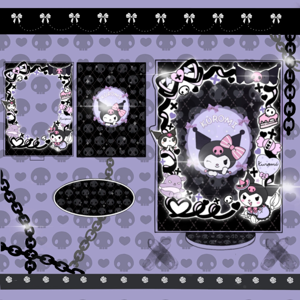 Cartoon Photo Frame Acrylic 3inch Photo Display Stand Idol Photo Decoration Desktop Display Frame-image-OPC-PCFVG2F-NEW