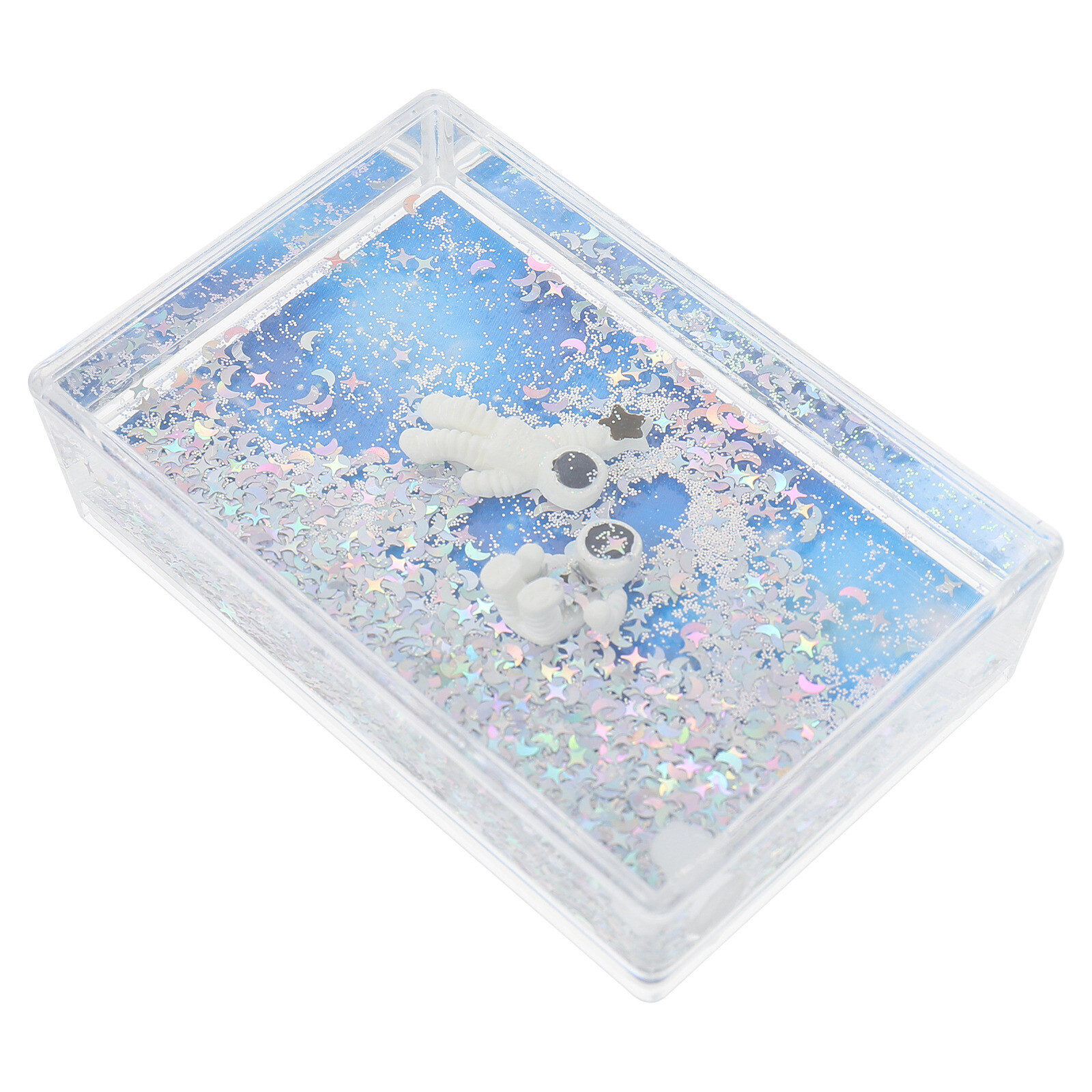 Astronaut Spaceman Desktop Photo Holder Quicksand Liquid Photo Frame ...