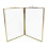Picture Frame Double Sided Photo Frames Specimen Display Holder 6inch 1