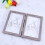 4x6 Inch Wooden Picture Frame Double Rectangular Photo Frame (Light Grey) 1