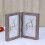 4x6 Inch Wooden Picture Frame Double Rectangular Photo Frame (Light Grey) 2