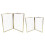Picture Frame Double Sided Photo Frames Specimen Display Holder 6inch 4