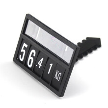 Number Flip Display Manual Digital Tag Shops Plastic Sign Board