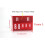 Number Flip Display Manual Digital Tag Shops Plastic Sign Board 2