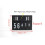 Number Flip Display Manual Digital Tag Shops Plastic Sign Board 3