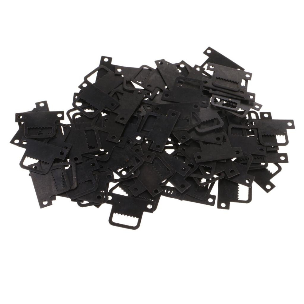 100Pcs T Shapes Metal Iron Picture Photo Mirror Frame Sawtooth Hanger Hook 32 X 22Mm 885665711962