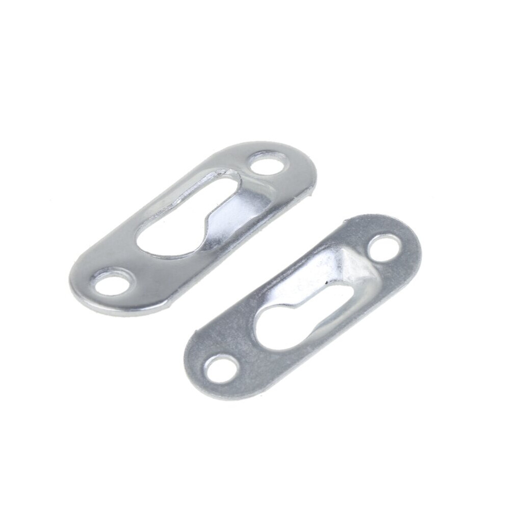 20Pcs/Lot Metal Keyhole Hanger Fasteners For Picture Frames Mirrors Cabinet 885665712143
