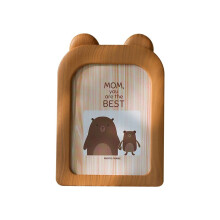 Nordic Style Lovely 7-inch Kids Crown Photo Frame Baby Room Wall Decoration Table Kindergarten Cartoon Picture Ornament