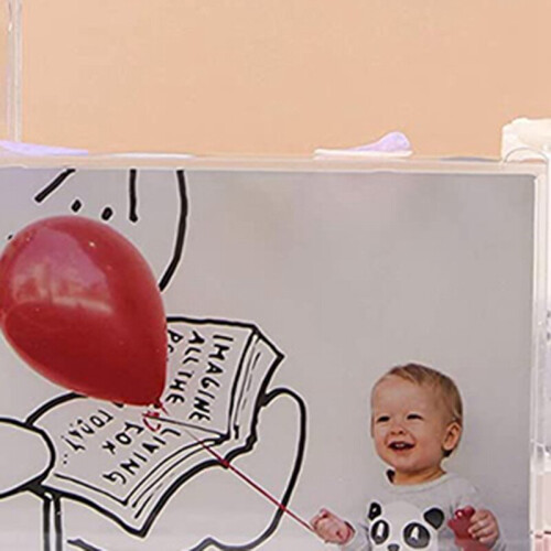Shadow Box Frame Acrylic Photo Frame DIY Desktop Display Box All Transparent Storage Box 1