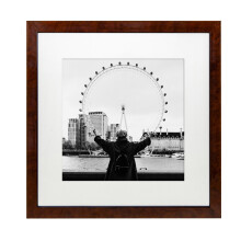 Wooden Frame Gold-Rimmed Nanmu Texture,Picture Frame With Mat Top Photo Frame For Wall Desktop Decor Poster Frames