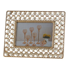 Sparkling Crystal Bead Photo Frame Rectangle Photo Display Decor Ornament