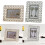 Sparkling Crystal Bead Photo Frame Rectangle Photo Display Decor Ornament 6