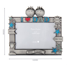 I Love You Dad Picture Frame Holds 4x6 Inch Photo Great Gift for Fathers Dad Grandpa Birthday Home Decoration Gift