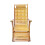 Living And Home Bamboo Rocking Chair Foldable Recliner 4