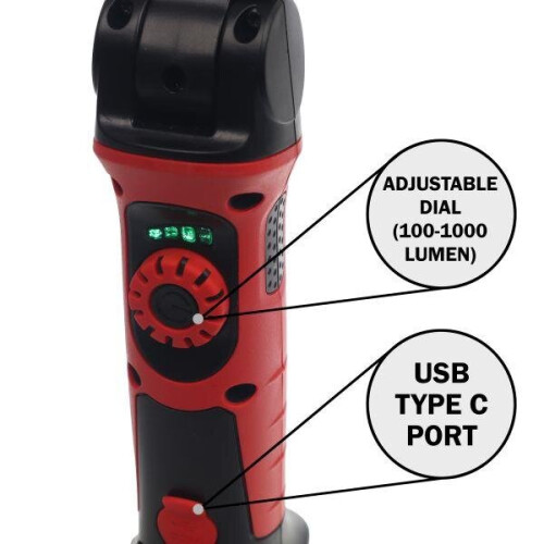 us pro US PRO Tools Slim Inspection Light 1000 Lumen 5469 2