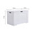 Living And Home White Kids Toy Storage Box Organizer 6