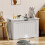 Living And Home White Kids Toy Storage Box Organizer 1