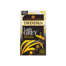 Twinings Lady Grey 50 Tea Bags 125g ( pack of 4 )