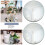 Round Acrylic Mirror Tray 8inch Circle Candle Mirror Plate Decor Accessory 1