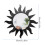 Acrylic Sun Wall Decorative Mirror Decorative Wall Mirror Creative Bohemian Mirror 1