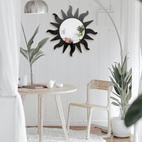 Acrylic Sun Wall Decorative Mirror Decorative Wall Mirror Creative Bohemian Mirror 2