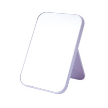 Makeup Mirror Desktop Dressing Mirror Square HD Princess Mirror Folding Portable Adjustable Makeup Mirror