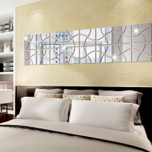 Wall Stickers Square DIY Mirror Stickers Bedroom Bath Room Mirrored Furniture Wall Mirrors For Living Room Wall Mirror Decor