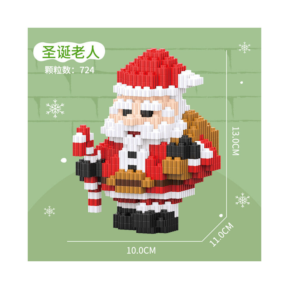 New Bonxaif Women's (724Pcs Santa Claus) Christmas Minifigures Puzzle Kids Toys Gifts For Fit Lego Girl Boy Boyesfe2082856