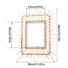 Unique Straw Rope Decorative Mirror Woven Straw Mirror Moroccan Wood Beads Hanging Makeup Mirrors Wall Ornaments Home Decor