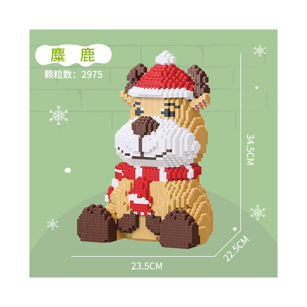 Photos - Construction Toy  New Christmas Minifigures Puzzle Kids Toys Gifts For Fit Lego Girl Boy Boyesfe2082856(2975PCS Elk)