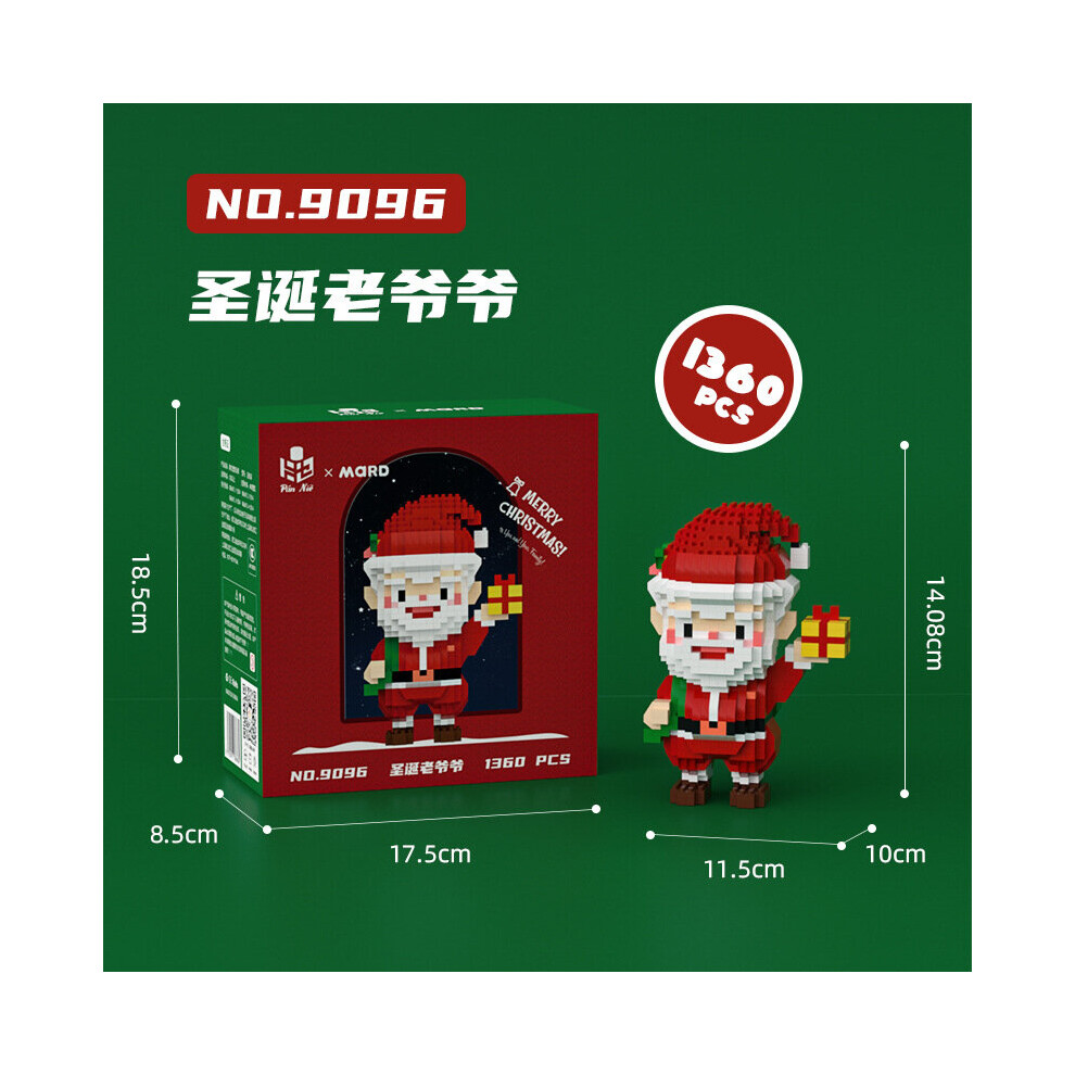 Bonxaif (1360Pcs Santa Claus) New Christmas Minifigures Puzzle Kids Toys Gifts For Fit Lego Girl Boy