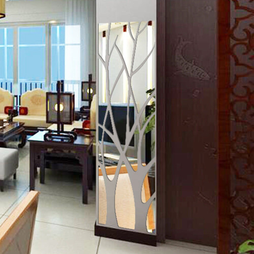 US Tree Pattern Mirror Wall Decor Decal Acrylic Sticker Removable Hall Art