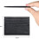 Black Card holder wallet with bill compartment-Thin Minimalist 8