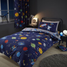 (Toddler) Catherine Lansfield Lost in Space Duvet Cover Set Bedding Set
