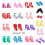 85Pcs για Barbie Doll Φορέματα Παπούτσια Κοσμήματα Ρούχα Set Αξεσουάρ κορίτσι δώρο 5