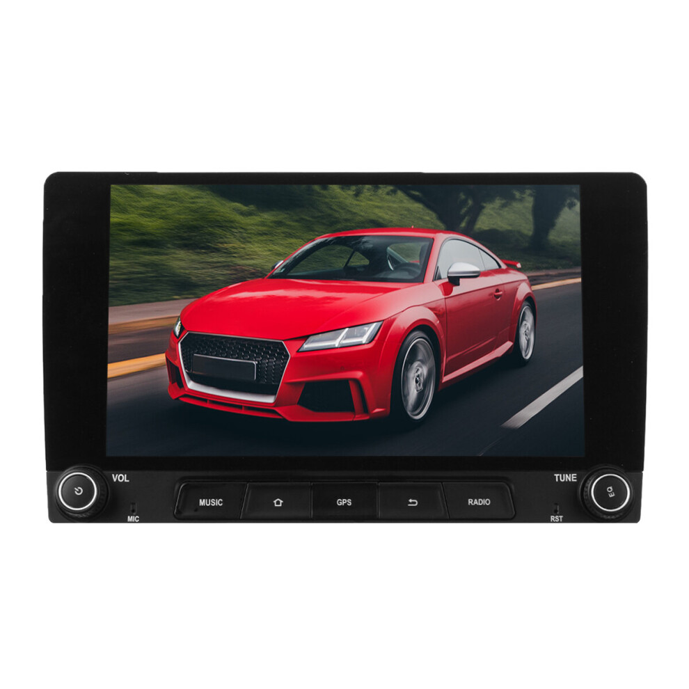 10.1 Inch 2Din For Android 8.1 Car Stereo Radio Mp5 Player Quad Core 1+16G Gps Wifi Fm With Dual Knob Support Dvr Rear Camera Black 304692411732