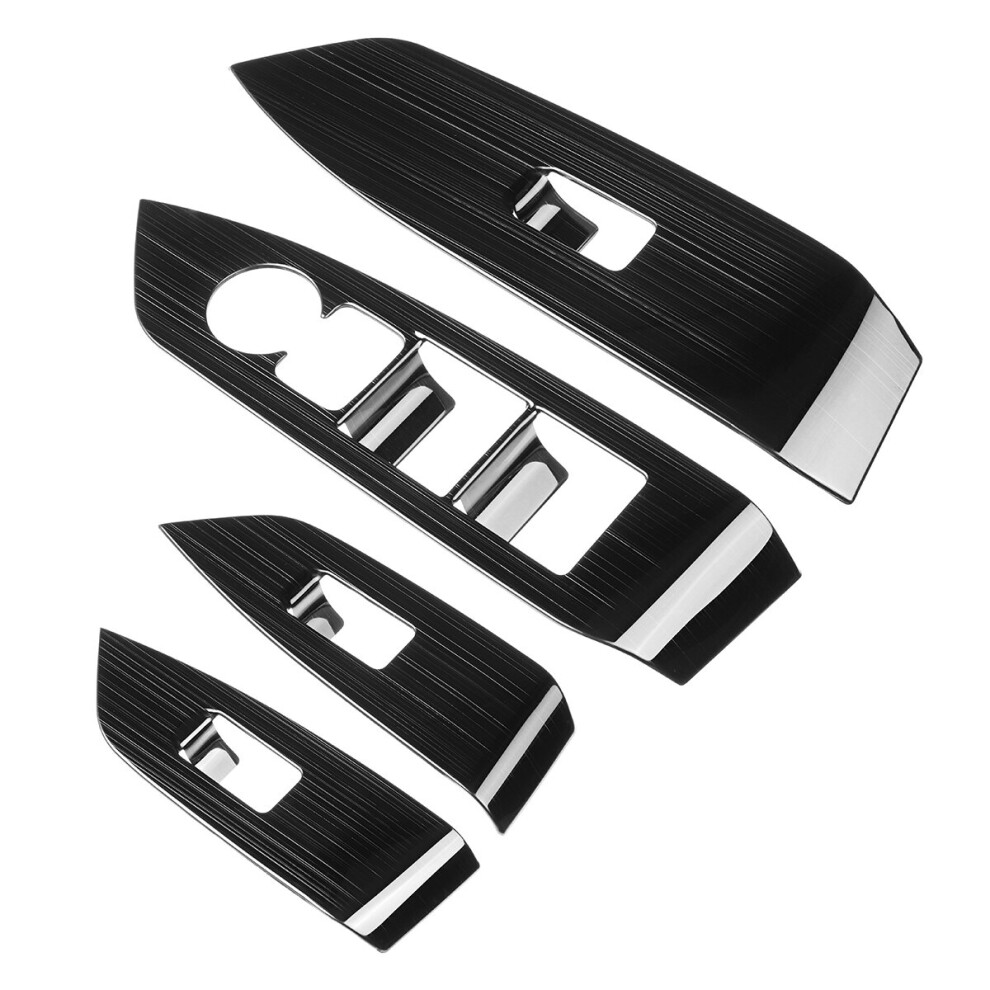 Titanium Inner Window Switch Panel Cover Trim For Mazda Cx-5 Cx5 2017-2018 Black 5905920779621