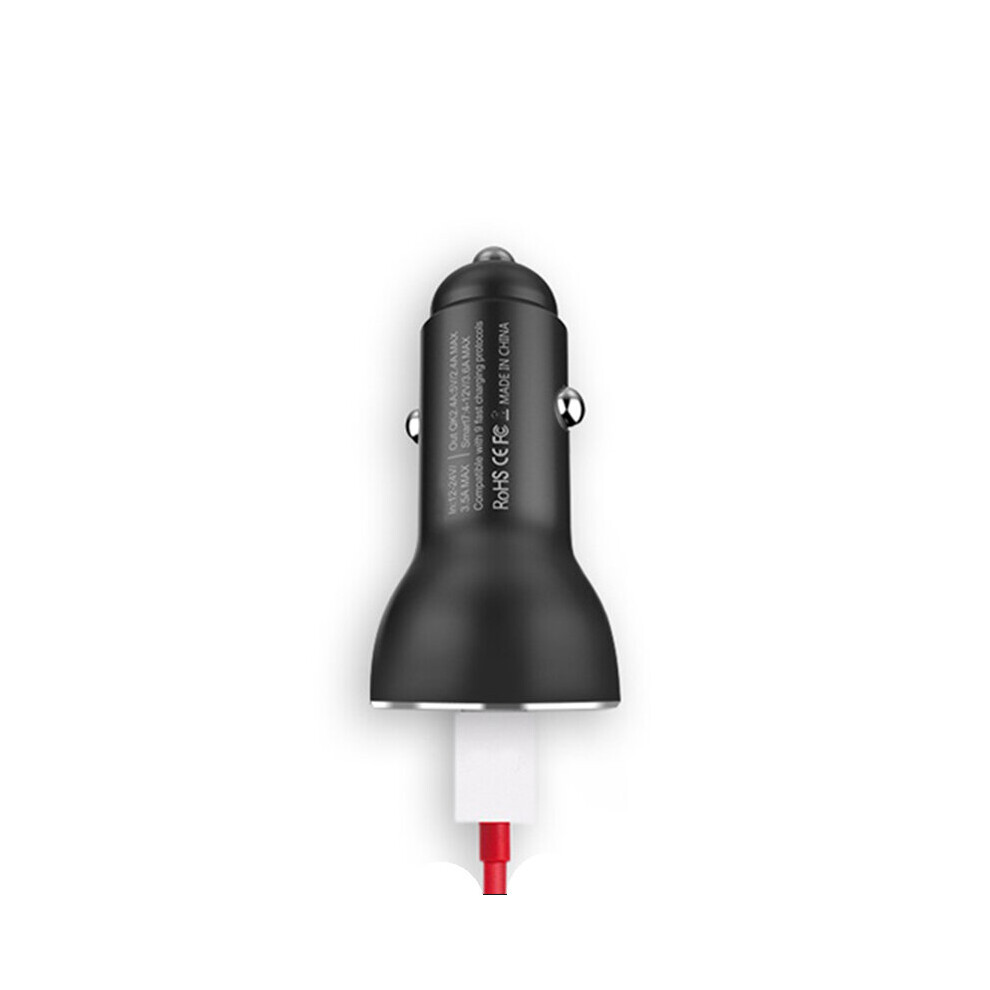 Qc3.0 Dual Usb Super Fast Car Charger Adapter For Oneplus 6T 6 5T 5 3T 3 7443700687653