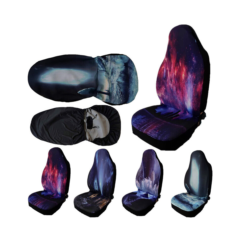 Universal Car Seat Cover Single Front Rear Headrests 4 Types Polyester Washable 6900066557750