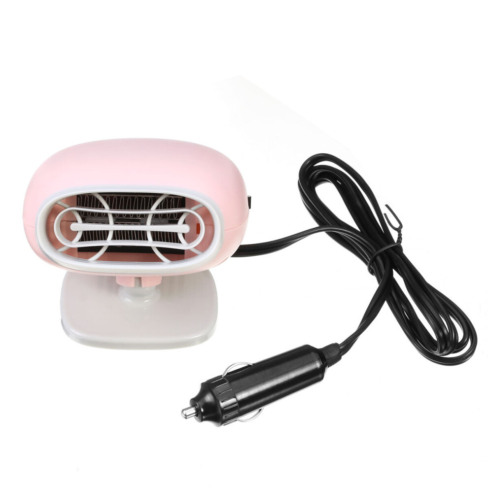 12V 150W Car Heater Hot Or Cold Wind Pink 6251844778356